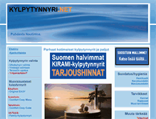 Tablet Screenshot of kylpytynnyri.net